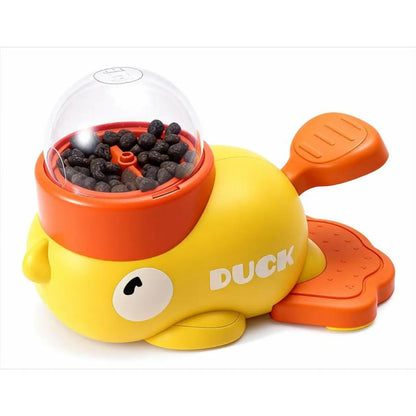 Cat Puzzle Treat Dispenser Toy, Interactive Duck-Shaped Food Slow Feeder for Cats and Small Dogs Enrichment, IQ Training and Exercise 8.6 Inches, Durable Duck, Cat Snacktime, Pet Gift Small Medium Dog Tiktokshopspringglowup Summervibes Petlovers Summer